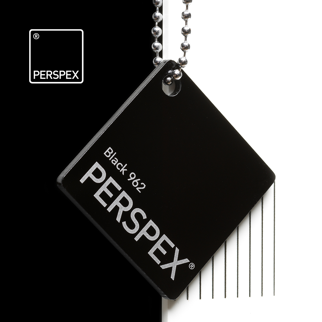 Perspex® Acrylaat 962 Zwart 6mm