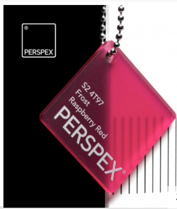 Perspex® Acrylaat Frost Raspberry Red 4T97 3mm