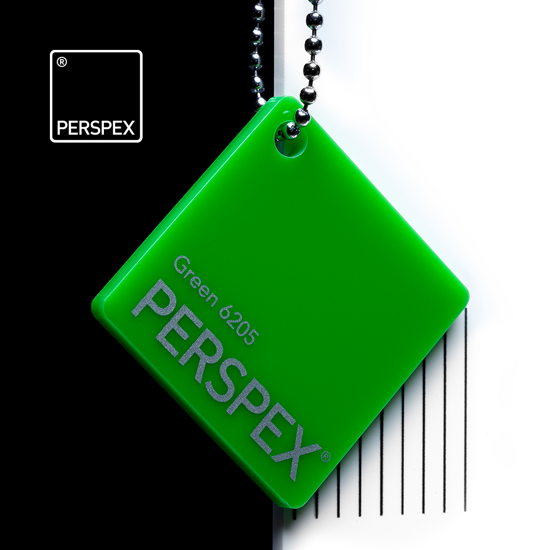 Perspex® Acrylaat Lichtgroen 6205 3mm