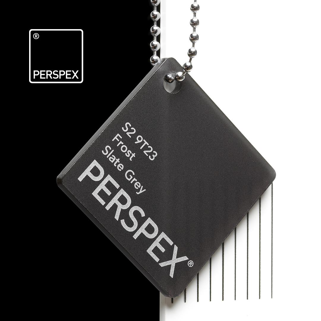 Perspex® Acrylaat Frost Slate Grey 9T23 3mm