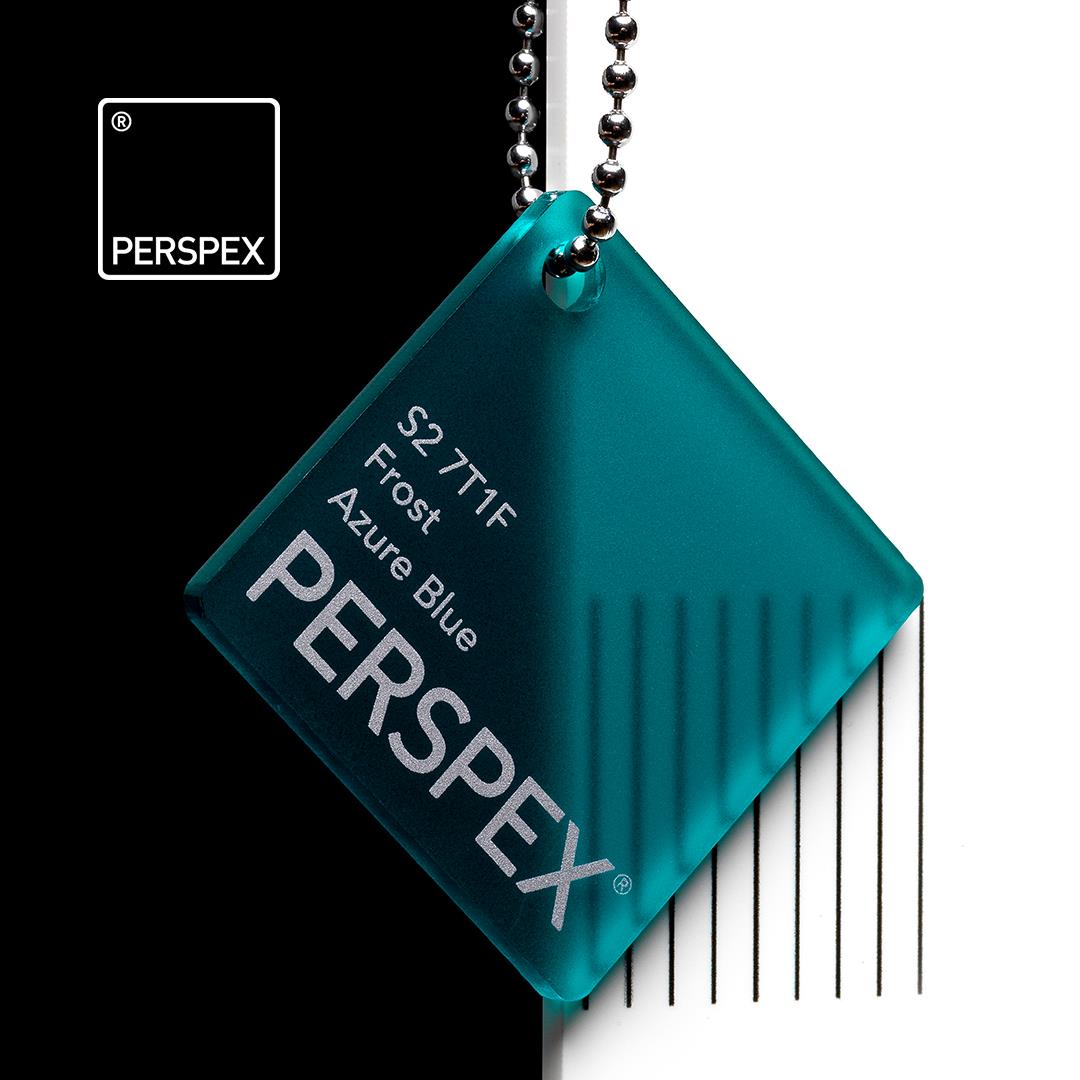 Perspex® Acrylaat Frost Azure Blue 7T1F 3mm