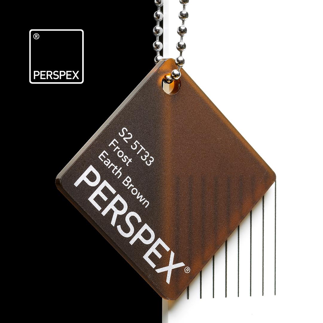 Perspex® Acrylaat Frost Earth Brown 5T33 3mm