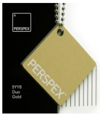 Perspex®  Acrylaat duo Goud 5YY9: 7T97 3mm