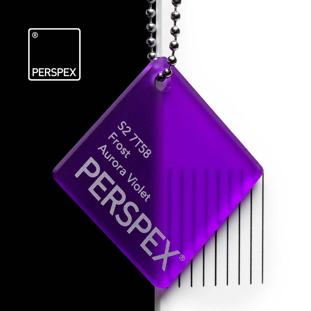Perspex® Acrylaat Frost Aurora Violet 7T58 3mm