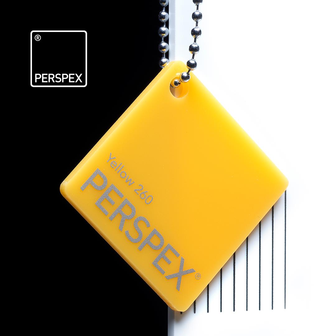 Perspex® Acrylaat Geel 260 3mm