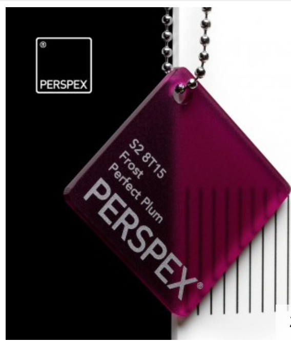 Perspex® Acrylaat Frost Perfect Plum 8T15 3mm