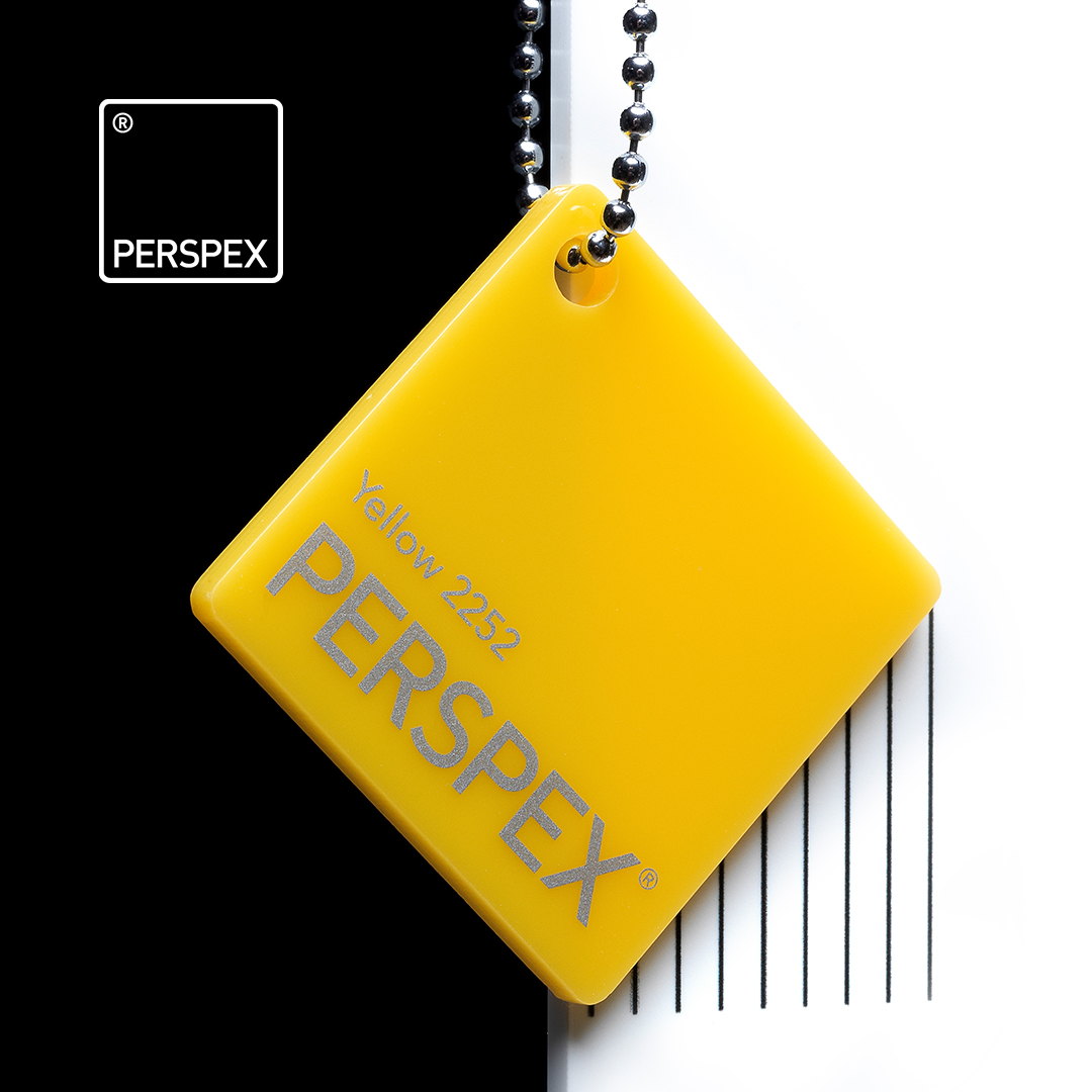 Perspex® Acrylaat Geel 2252 3 mm