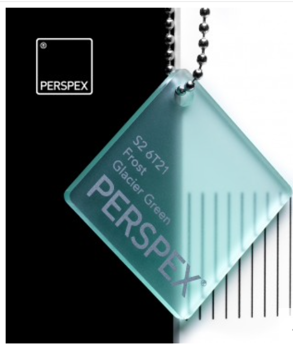 Perspex® Acrylaat Frost Glacier Green 6T21 3mm