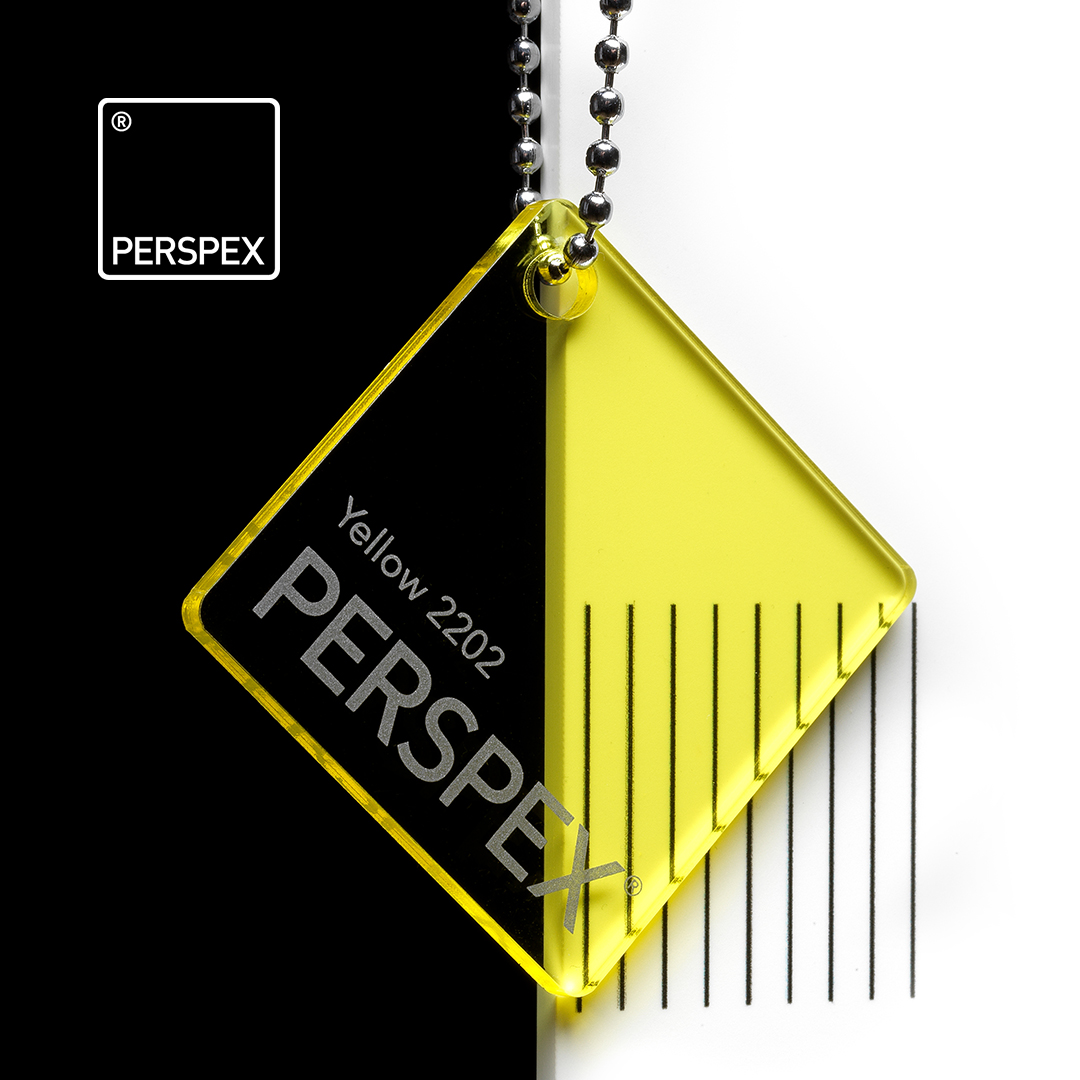Perspex® Acrylaat Transparant 2202 Geel 3mm