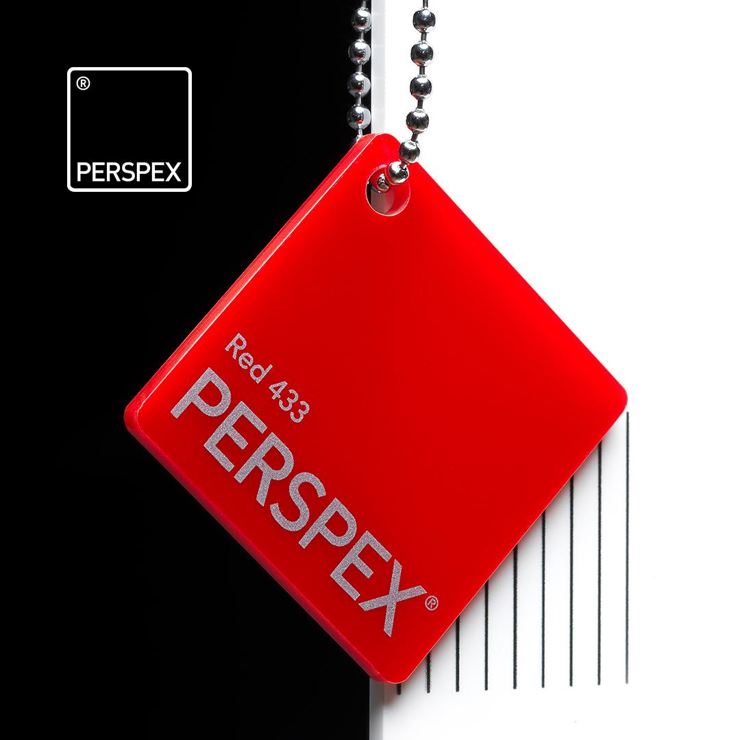 Perspex® Rood 433 3mm