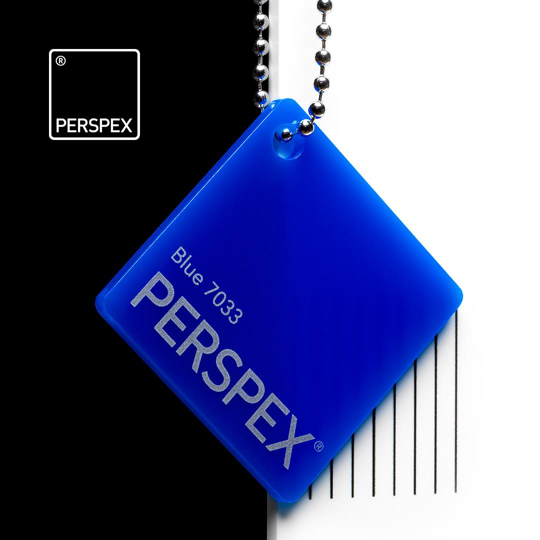 Perspex® Acrylaat Intens blauw 7033 3mm