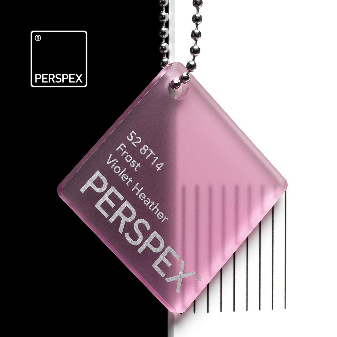 Perspex® Acrylaat Frost Violet Heather 8T14 3mm