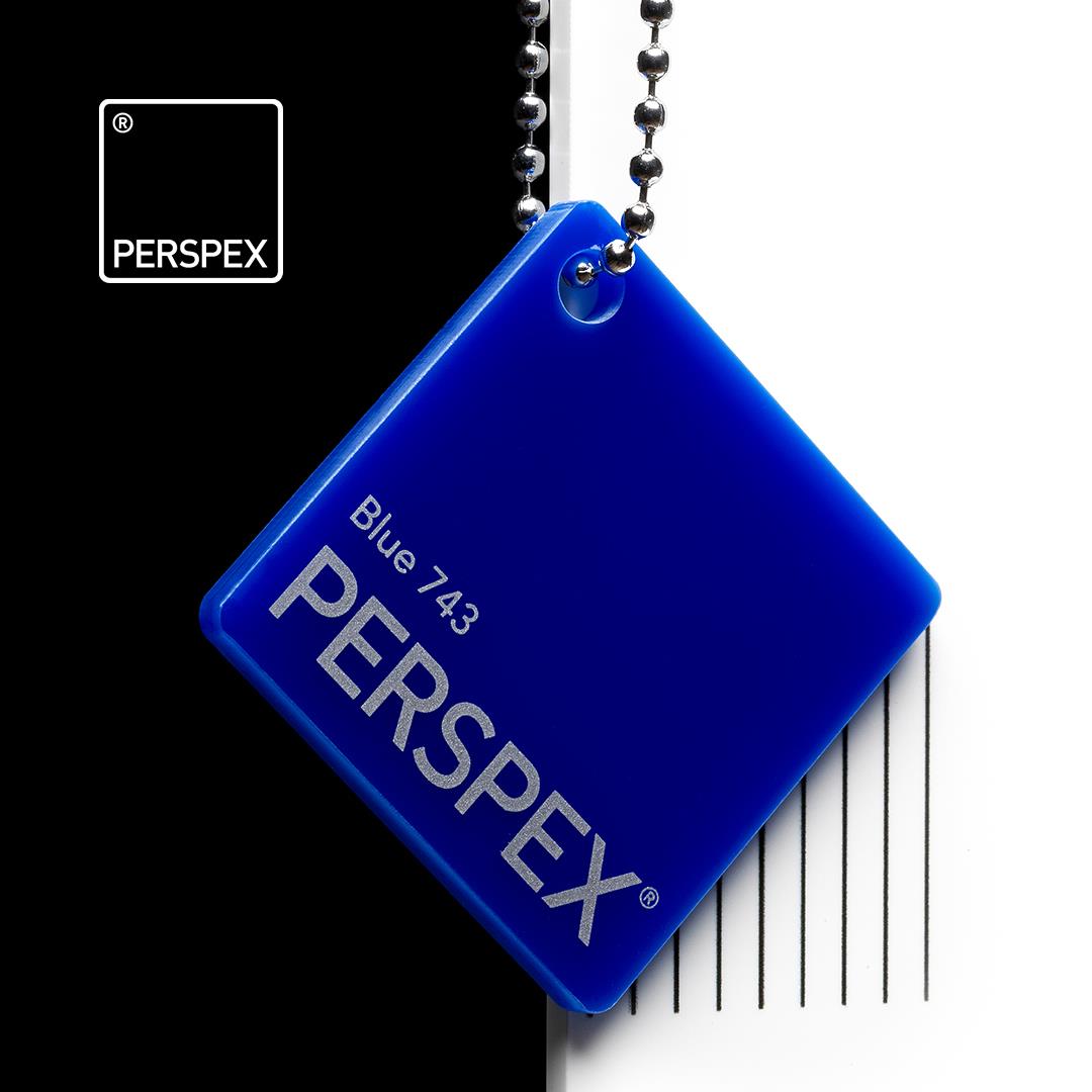 Perspex® Blauw 743 3mm