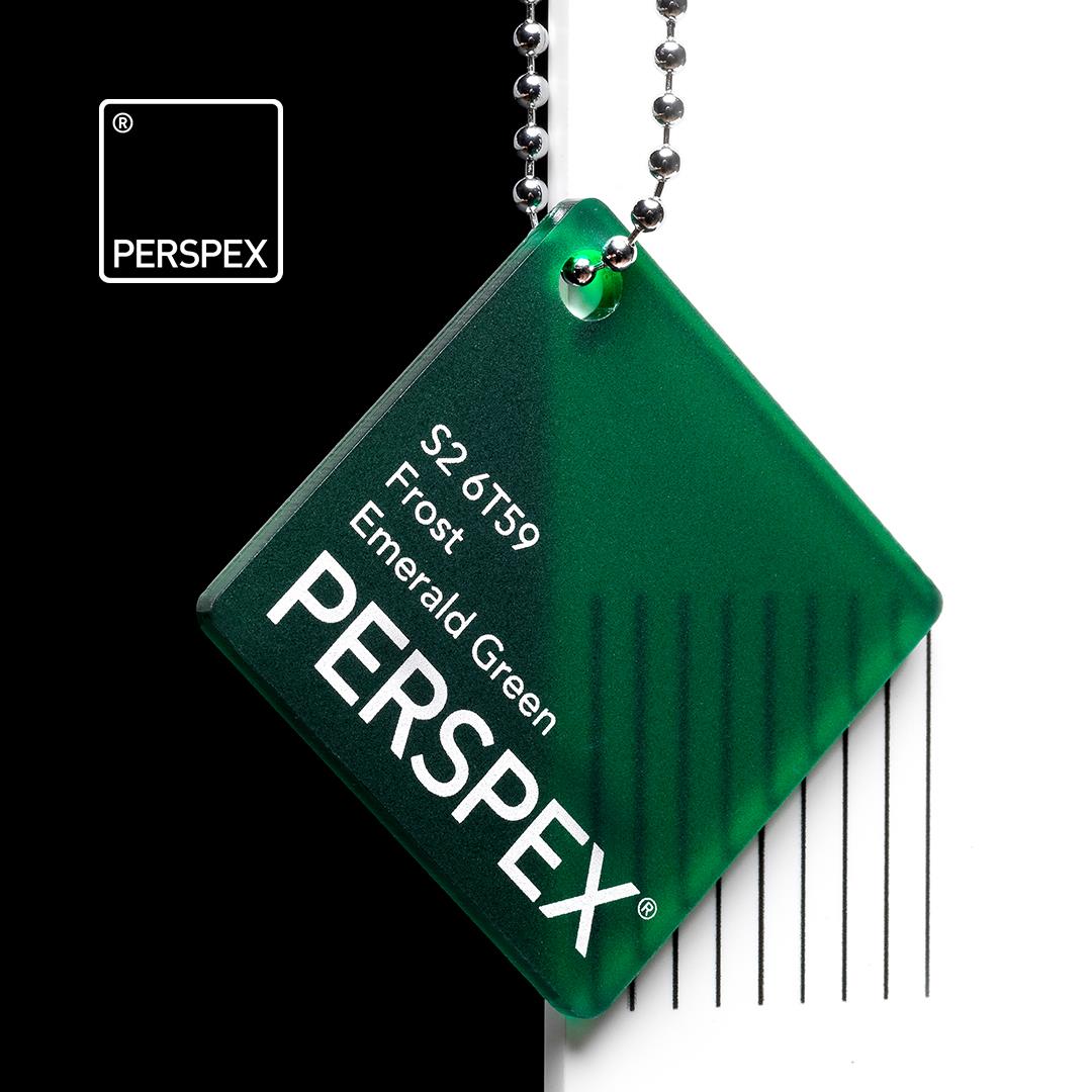 Perspex® Acrylaat Frost Emerald 6T59 3mm