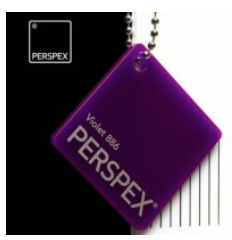 Perspex® Acrylaat Paars Violet 886 3 mm