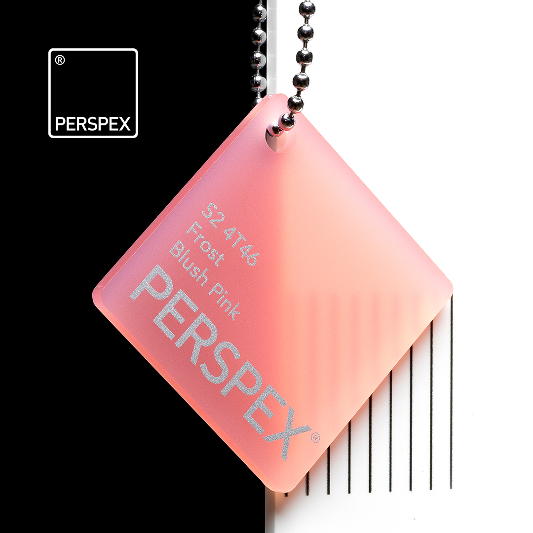 Perspex® Acrylaat Frost Blush Pink 4T46 3mm