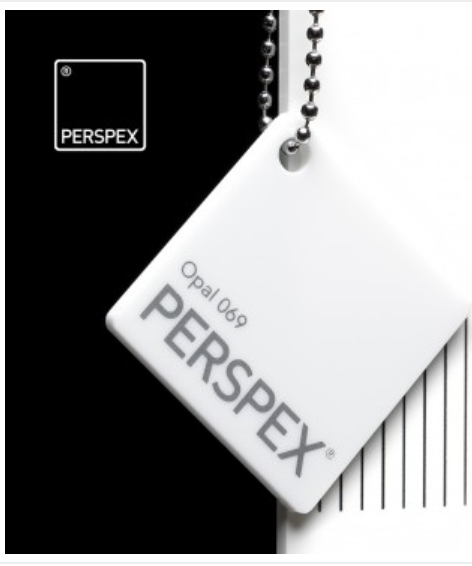 Perspex® Acrylaat 069 Wit 4 mm