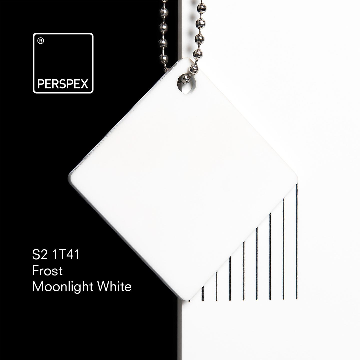 Perspex® Acrylaat Frost Moonlight 1T41 Wit Mat 3mm