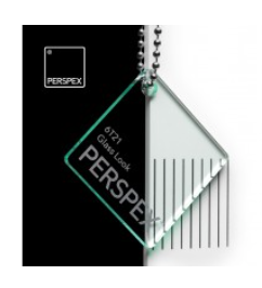 Perspex® Acrylaat Transp Glasslook 6T21 Groen 4mm