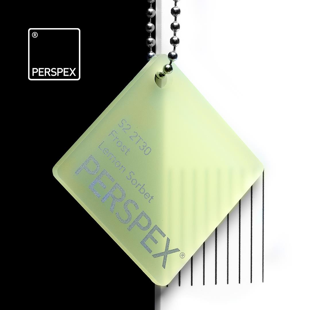 Perspex® Acrylaat Frost Lemon Sorbet 2T30 3mm