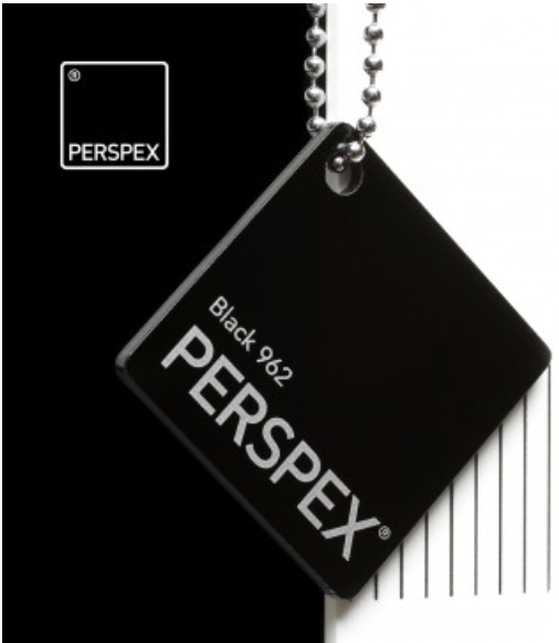 Perspex® Acrylaat 962 Zwart 10mm