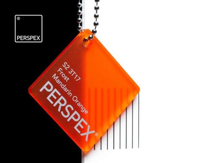 Perspex® Acrylaat Frost Mandarin 3T17 3mm