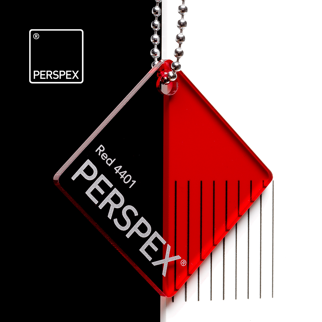 Perspex® Acrylaat Rood 4401 3mm