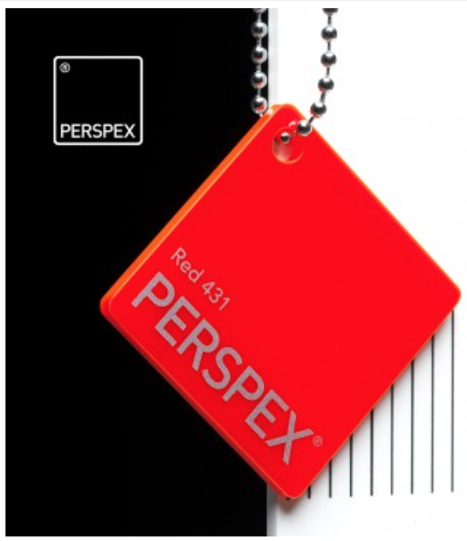Perspex® Oranjerood 431 3mm