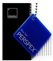 Perspex® Donkerblauw 744 3mm