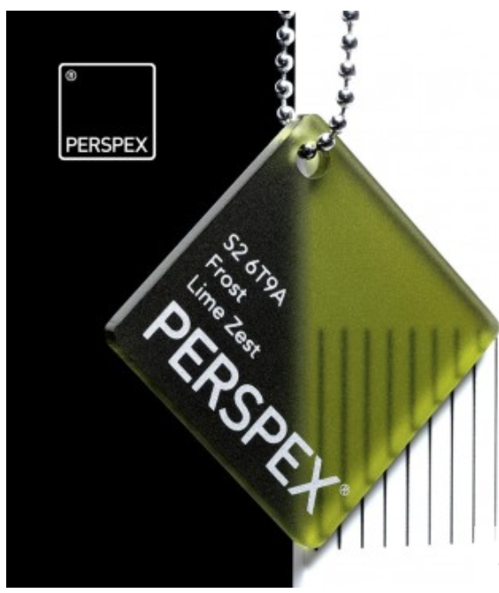 Perspex® Acrylaat Frost Lime Zest 6T9A 3mm
